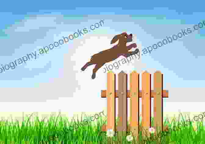 A Brown Dog Leaps Over A Log In A Forest, With A Young Boy Running Beside It. The Brown Dog Chronicles Michael Clay Thompson