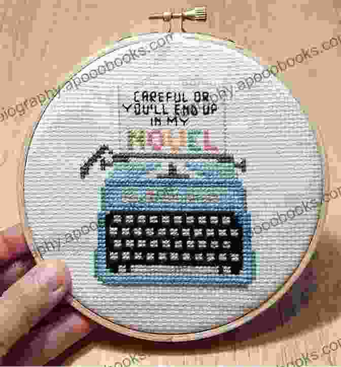 A Cross Stitch Cushion With The Funny Phrase Cross Stitch Patterns With 26 Funny English Letters For Beginners Hand Embroidery Designs For Adults Edition