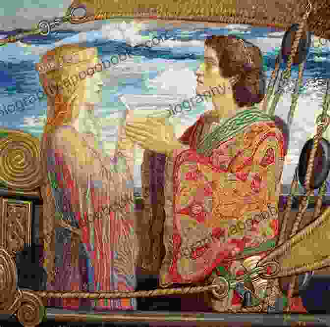 A Depiction Of Tristam And Isolde Embracing In A Romantic Setting Tristam Iseult: The Legends Of King Arthur: 5