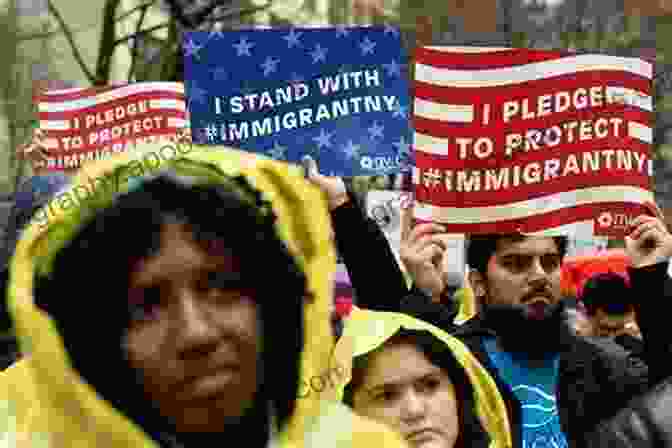 A Group Of People Protesting Against Immigration, Holding Signs表达反对意见. Close To Home: Local Ties And Voting Radical Right In Europe (Cambridge Studies In Public Opinion And Political Psychology)