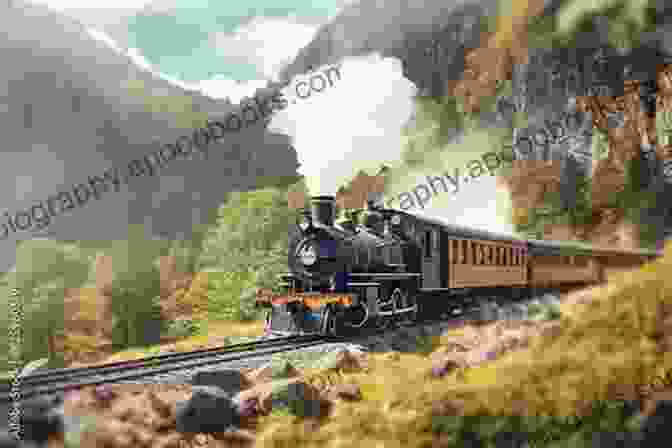 A Powerful Steam Locomotive Charging Through A Verdant Landscape, Symbolizing The Raw Power And Determination That Drove The Railway Era. The Railway Conquest Of The World