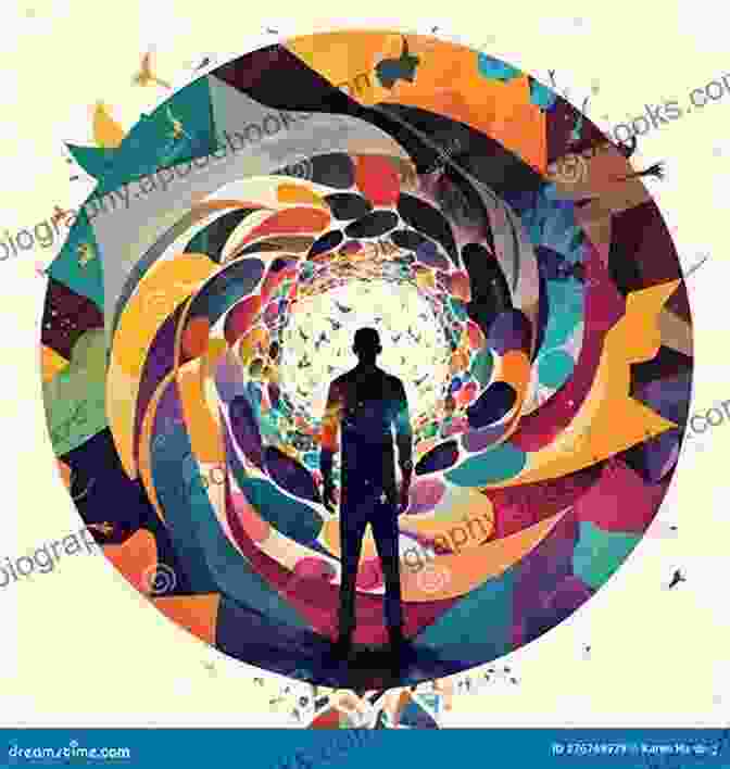 A Silhouette Of A Reader Lost In A Book, Surrounded By Swirling Colors And Shapes TIMELINES OF THE CHRONOGARCHY: A Novel Multidimensional Novel