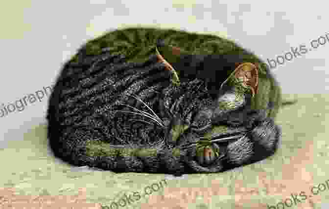 A Streetwise Cat Curled Up In A Warm Nook, Feeling Safe And Content. The Little Of Bob: Life Lessons From A Streetwise Cat