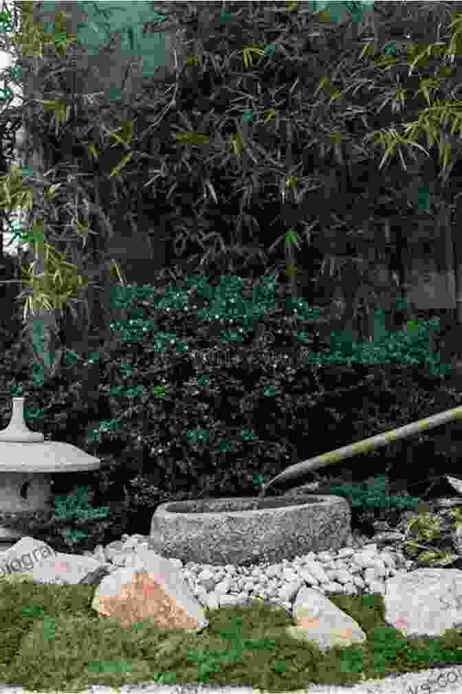 A Tranquil Japanese Garden With A Stone Lantern, A Winding Path, And A Manicured Lawn. A Japanese Interior Alice Mabel Bacon