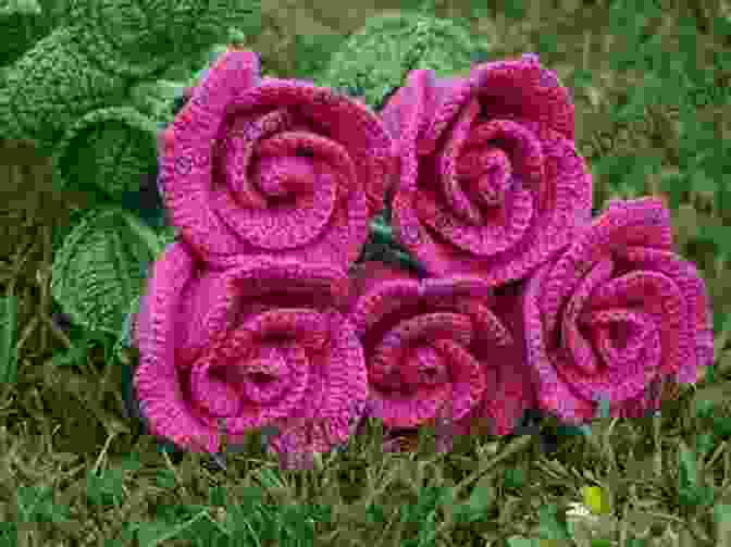 A Vibrant Collection Of Crocheted Roses In Various Shapes And Colors Rose Crochet Tutorials: Creative And Beautiful Ideas To Crochet Rose