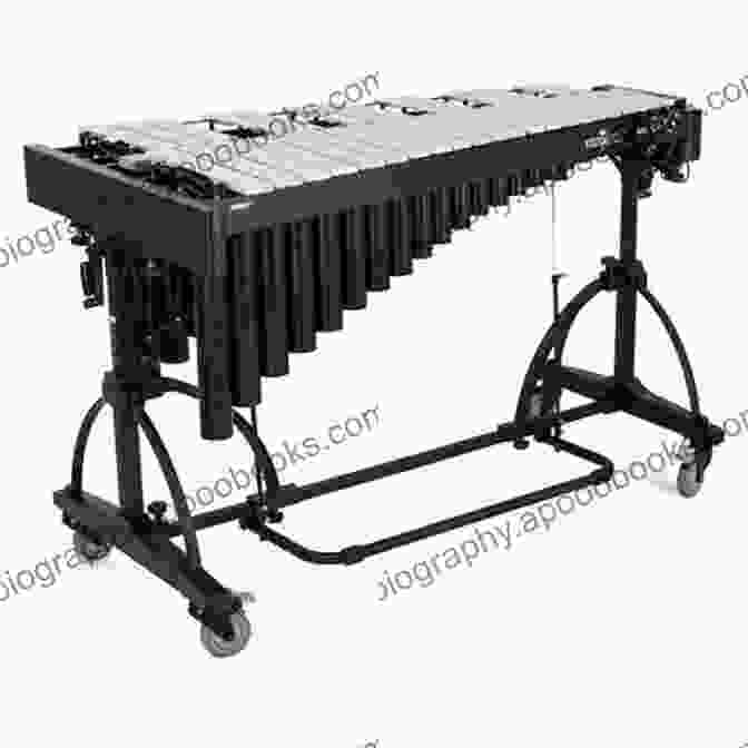 A Vibraphone, An Instrument With Shimmering Metal Bars And Resonating Tubes. Aguaforte: For Vibraphone And Piano