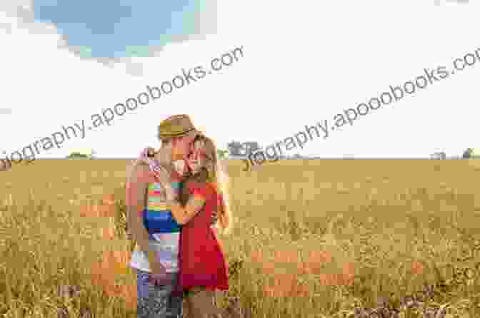 A Young Couple Embraces Amidst A Field Of Blooming Wildflowers, Symbolizing Hope And Renewal In The Face Of Adversity. Peace Breaks Out (Virago Modern Classics 374)