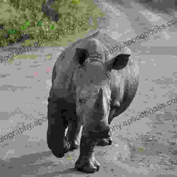 An Intrepid Explorer Faces A Charging Rhino In A Desolate And Dangerous Landscape, Creating A Sense Of Suspense And Urgency The Eye Of The Gods Episode One