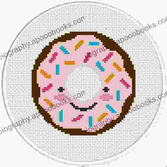 Classic Glazed Donut Cross Stitch Pattern Cross Stitch Patterns Donut Small Easy For Beginners + Basic Tutorial How To Hand Embroidery Design Edition (Cross Stitch Patterns For Beginners)