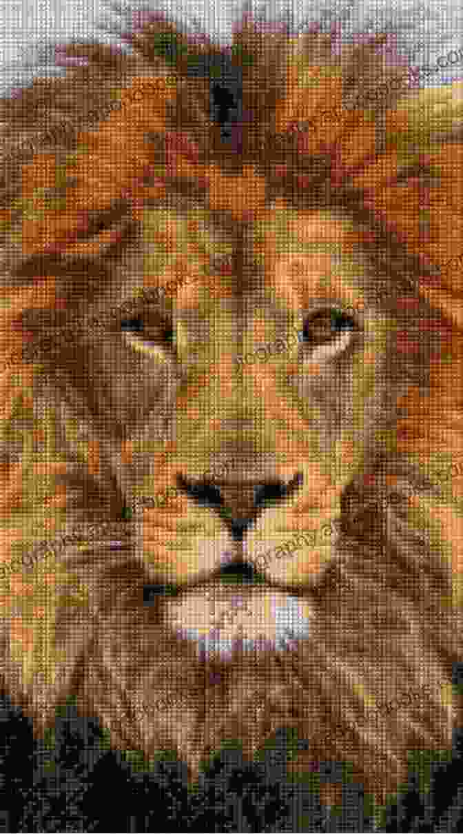 Cross Stitch Pattern Of A Majestic Lion With A Flowing Mane Cross Stitch Patterns Cat Meow Animals Modern For Adults + Basic Tutorial How To Hand Embroidery Design Edition (Cross Stitch Patterns With Flowers And Nature)