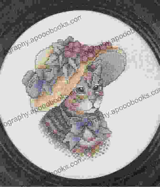 Cross Stitch Pattern Of A Whimsical Cartoon Cat With Big Eyes And A Wide Smile Cross Stitch Patterns Cat Meow Animals Modern For Adults + Basic Tutorial How To Hand Embroidery Design Edition (Cross Stitch Patterns With Flowers And Nature)