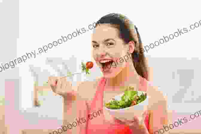 Image Of A Young Woman Eating A Nutritious Meal STEM TEXTBOOK FOR SCHOOLS : A Step By Step Guide (Ages 6 19)