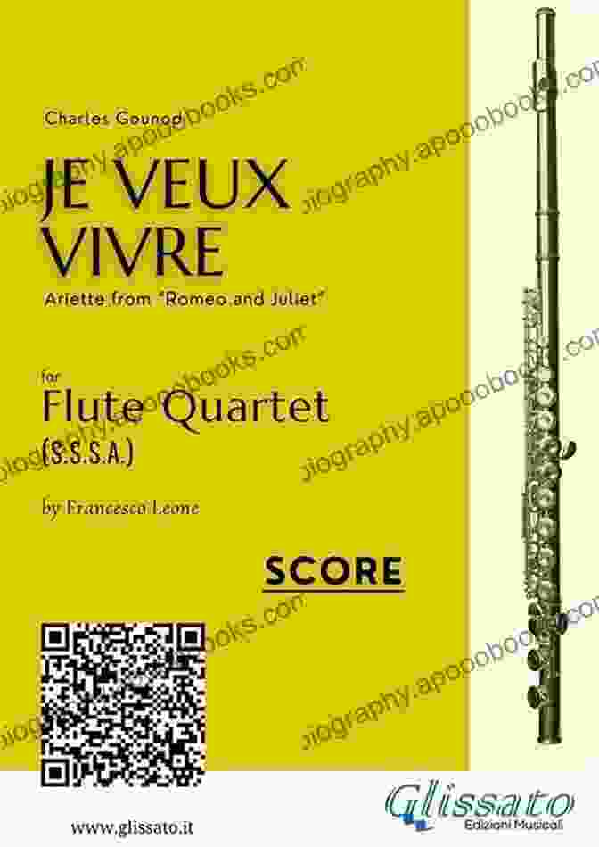 Je Veux Vivre Flute Quartet C Flute (instead Alto Flute) : Je Veux Vivre For Flute Quartet: Ariette From Romeo And Juliet (Je Veux Vivre Flute Quartet 6)