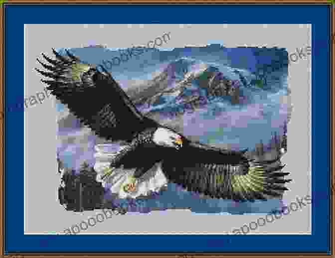 Large Print Cross Stitch Pattern Showcasing A Majestic Eagle Soaring Through The Sky Taos Pueblo Cross Stitch Pattern Will Sparks: Regular And Large Print Cross Stitch Pattern