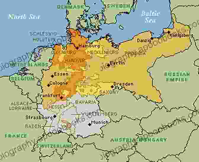 Map Of Germany Highlighting The Fragmentation Of Independent States Before Unification Structuring The State: The Formation Of Italy And Germany And The Puzzle Of Federalism