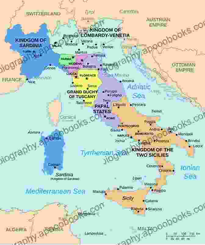 Map Of Italy Highlighting The Fragmentation Of City States Before Unification Structuring The State: The Formation Of Italy And Germany And The Puzzle Of Federalism