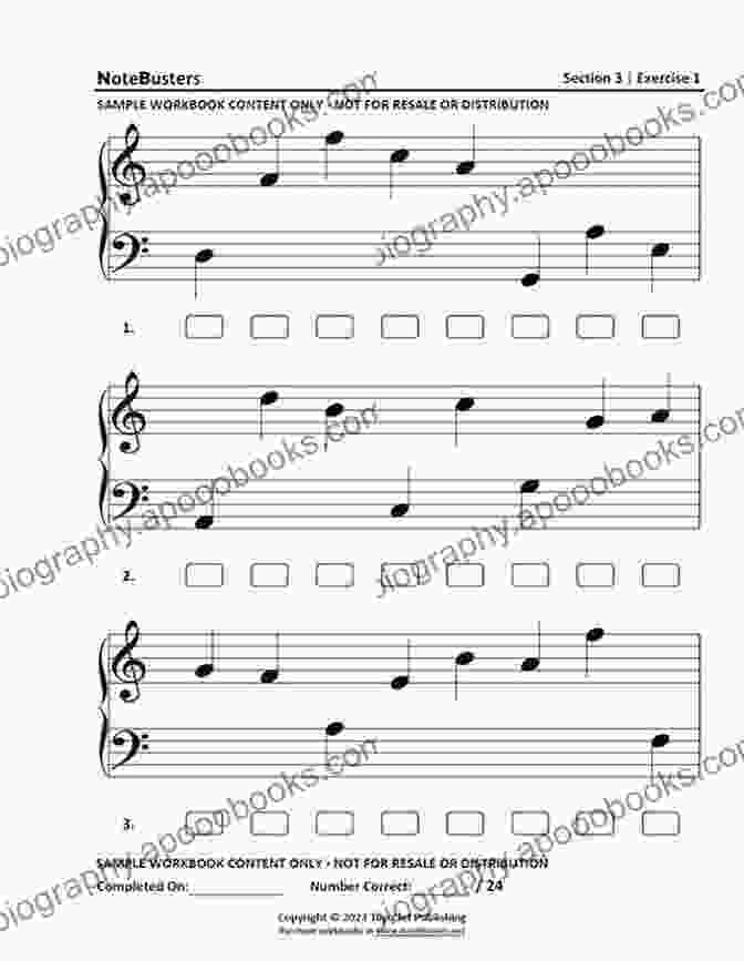 Person Practicing Note Reading Exercises A Simple Guide On HOW TO READ MUSIC : Fundamentals For Beginners