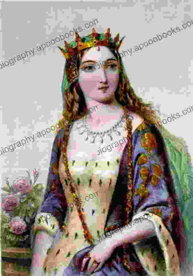 Portrait Of Margaret Of Anjou With A Determined Expression And Elaborate Headdress Wars Of The Roses: Margaret Of Anjou