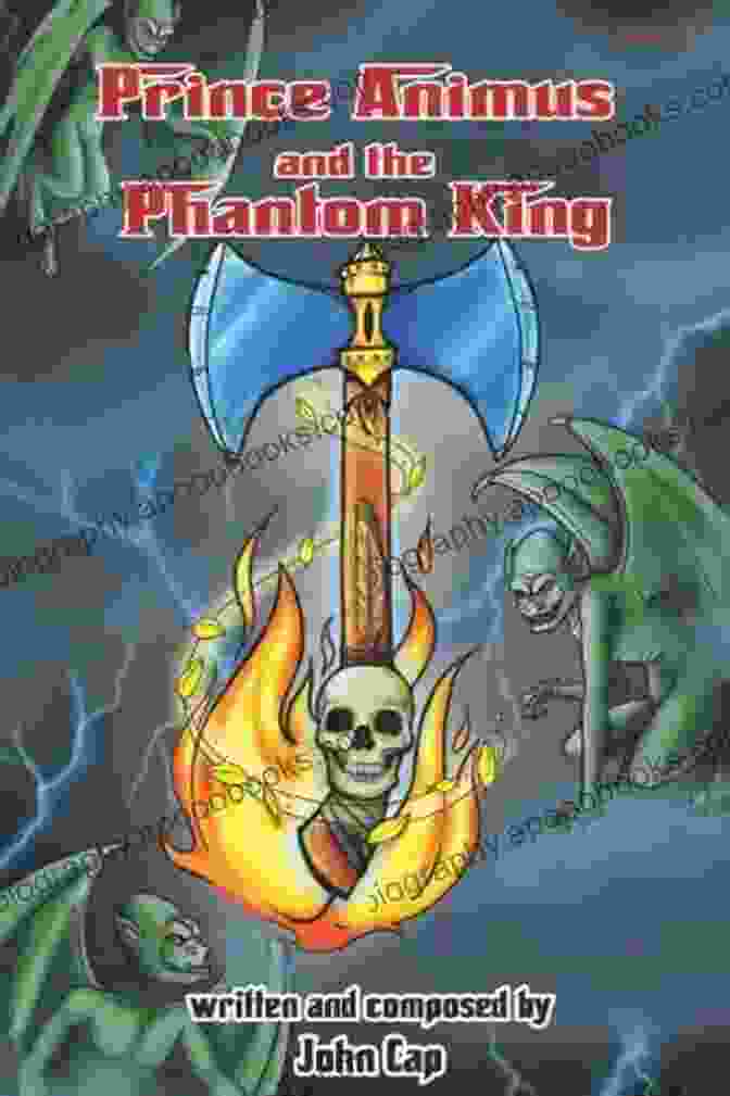 The Striking Cover Of 'Prince Animus And The Phantom King' Featuring A Young Prince And A Shadowy Figure In A Vibrant Forest Prince Animus And The Phantom King