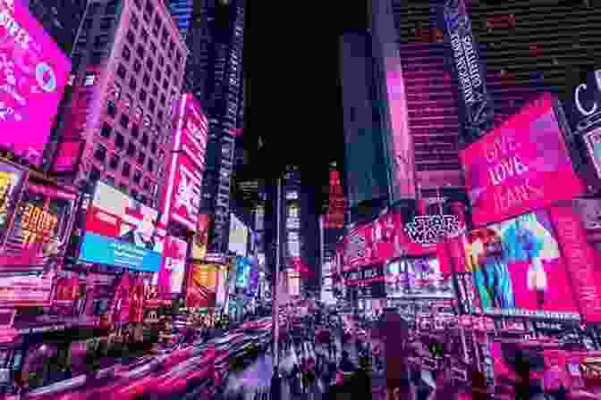 The Vibrant Lights And Billboards Of Times Square StrideGuide NYC Walking Tour Fifth Ave Rock Center