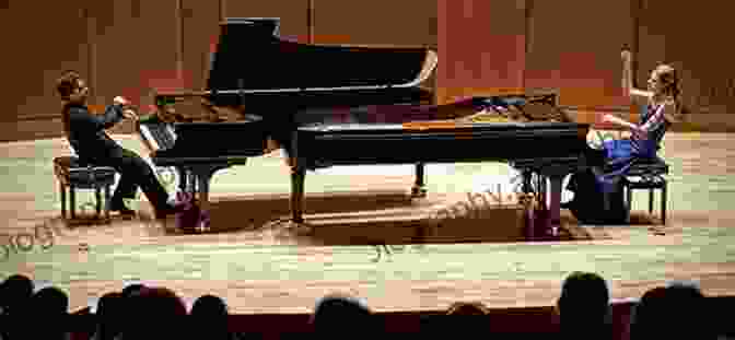 Two Pianists Performing A Piano Duet On A Grand Piano Famous Fun Duets 3: 6 Duets For One Piano Four Hands (Piano)