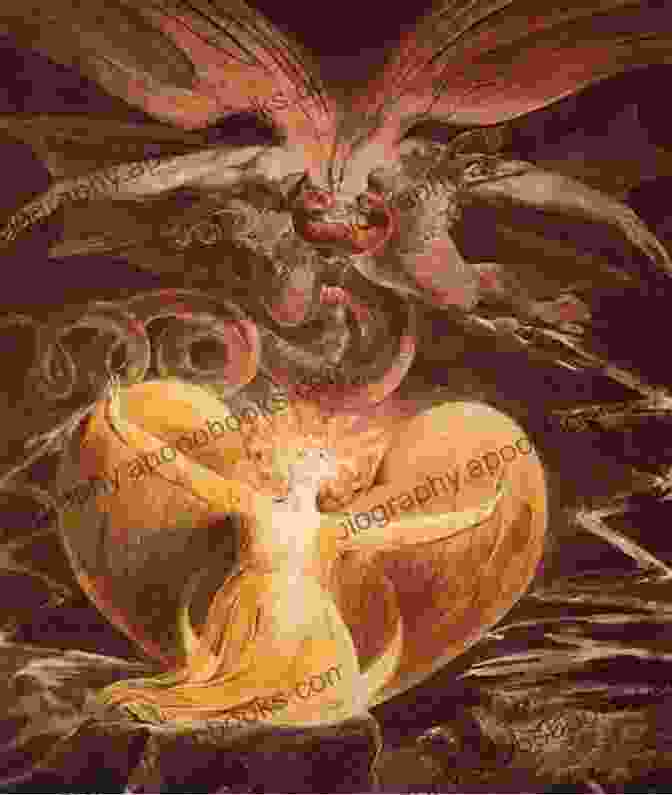 Williams Blake Painting Of The Great Red Dragon And The Woman Clothed With The Sun William Blake A Critical Essay