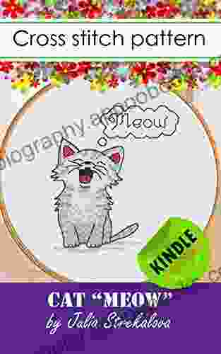 Cross Stitch Patterns Cat Meow Animals Modern For Adults + Basic Tutorial How To Hand Embroidery Design Edition (Cross Stitch Patterns With Flowers And Nature)