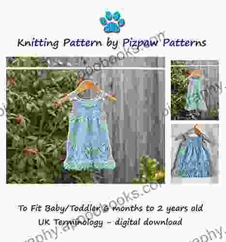 Sundress With Tulip Flowers (22) Knitting Pattern To Fit Baby/toddler 6 Months To 2 Years Old