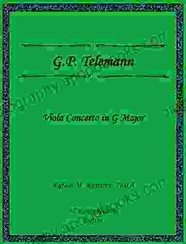 G P Telemann Concerto In G Major: For Viola And Piano